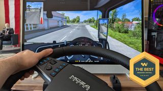 MOZA TSW Truck Wheel with Euro Truck Simulator 2 on PC